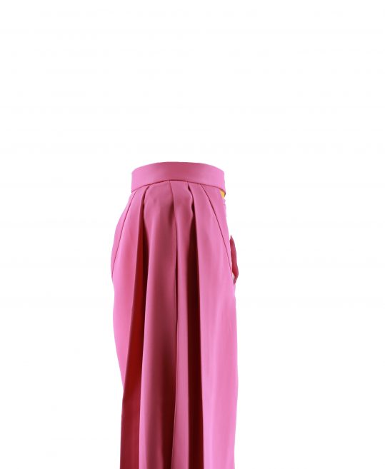 卒業式袴単品レンタル[刺繍]ピンクにバラとハート刺繍[身長153-157cm]No.646